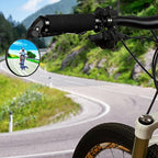 Adjustable Bicycle Rearview Mirror Convex Lens for MTB and Road Bikes