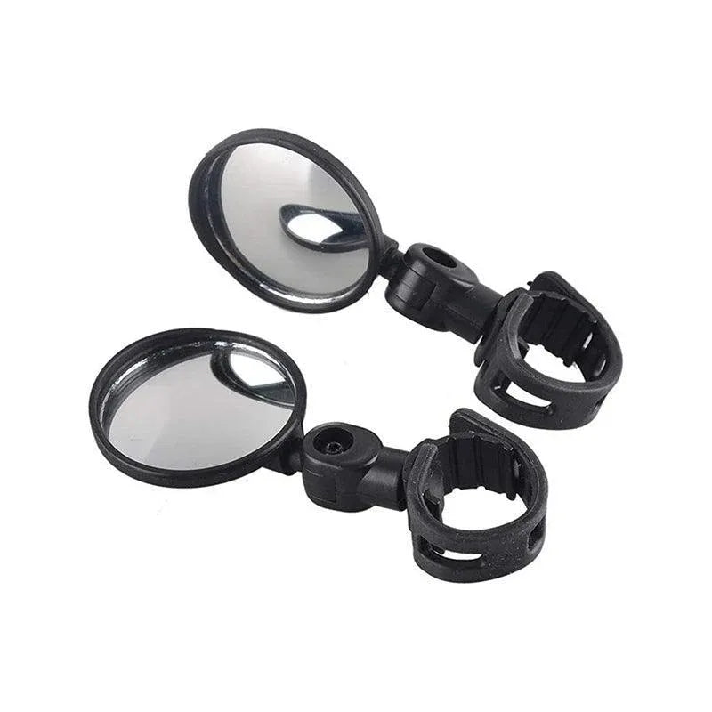 2PCS 360 Degree Bicycle Rearview Mirror Handlebar Mount Adjustable