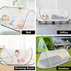 Portable Foldable Mosquito Net Pop-Up Travel Tent for Indoor Outdoor Use
