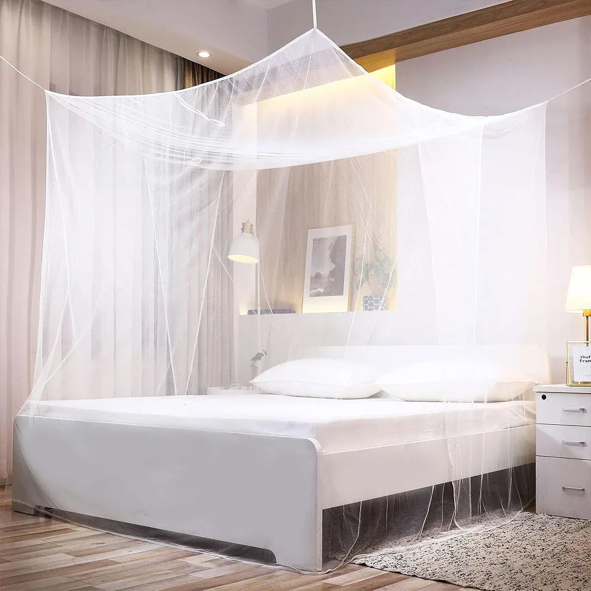 Outdoor Big Mosquito Net Ultra Light Portable Encrypted Thickened Travel Camping