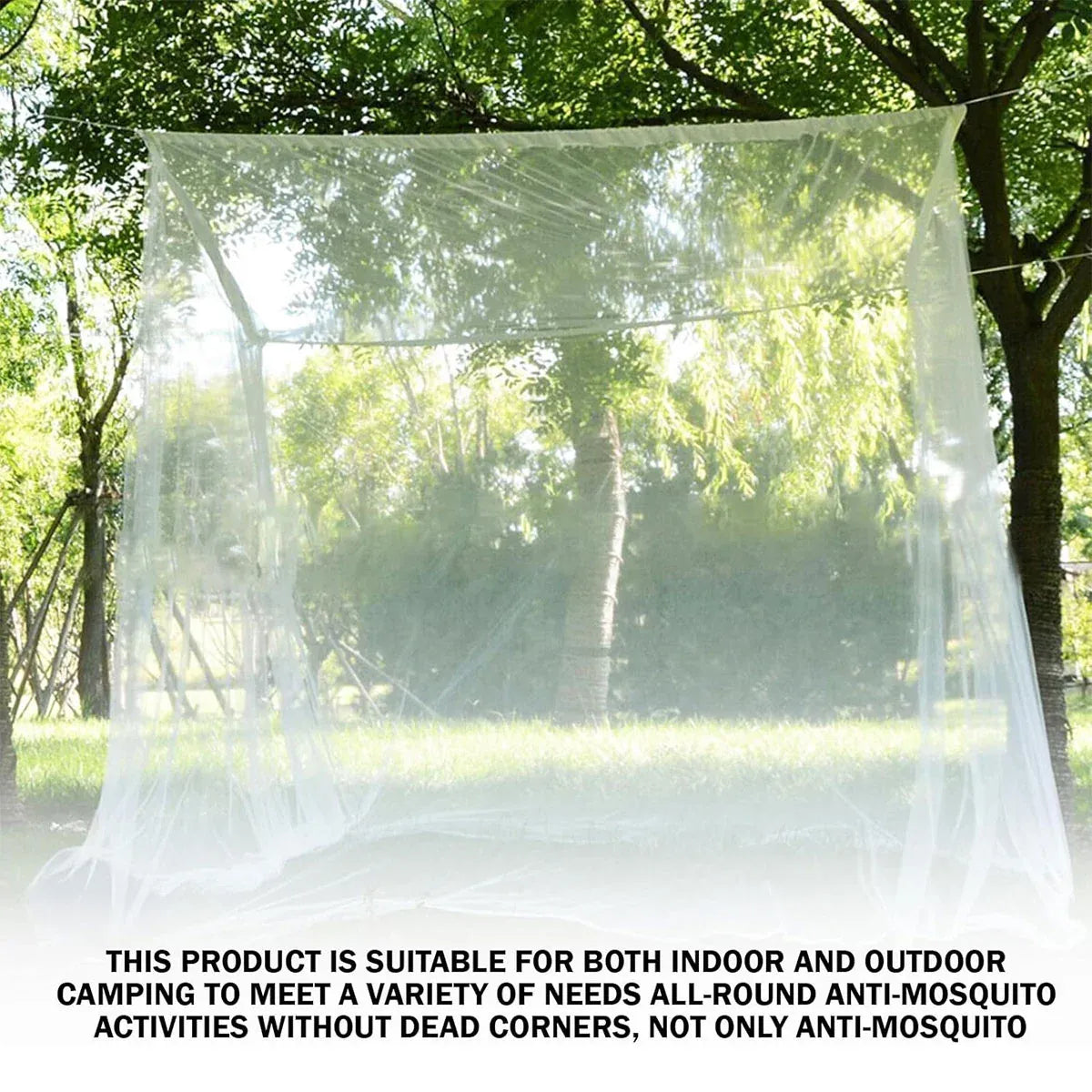 Outdoor Big Mosquito Net Ultra Light Portable Encrypted Thickened Travel Camping