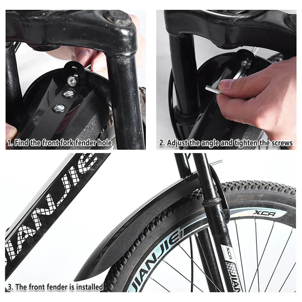 Universal Bike Mudguard Set Mountain Bicycle Front Rear Fender Rain Shield Use