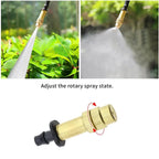 10pcs Adjustable Atomizing Copper Nozzles for Garden Watering Spraying