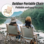 Outdoor Folding Chair Portable Camping Seat Lightweight Beach Chair for Travel