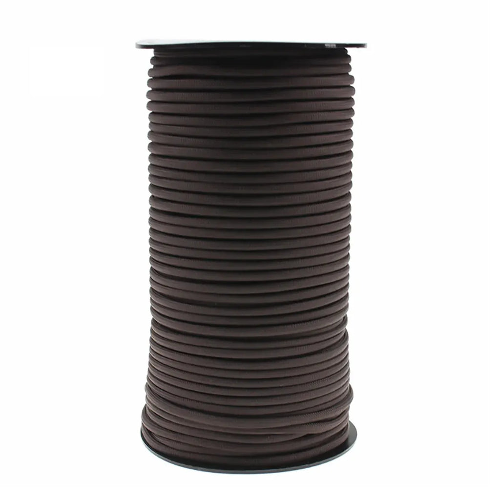 100m Paracord Outdoor Camping Binding Braided Rope Survival Gear Hiking Rope - Brown