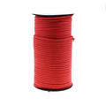 100m Paracord Outdoor Camping Binding Braided Rope Survival Gear Hiking Rope - Red