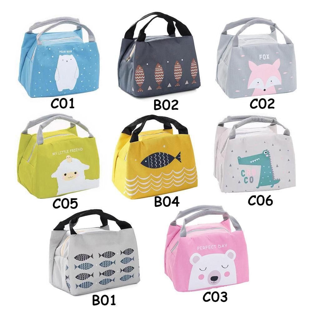 Portable Insulated Thermal Lunch Box Carry Tote Picnic Case Storage Bag 21x17x15cm - B04 (21x17x15cm)