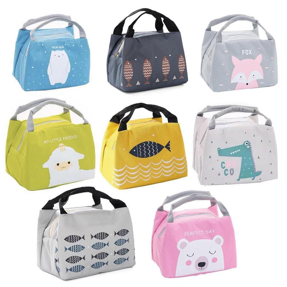 Portable Insulated Thermal Lunch Box Carry Tote Picnic Case Storage Bag 21x17x15cm - C05 (21x17x15cm)