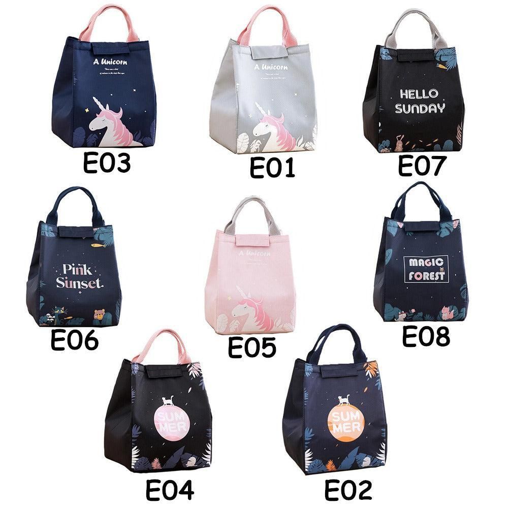 Portable Insulated Thermal Lunch Box Carry Tote Picnic Case Storage Bag 18x24x15cm - E03 (18x24x15cm)