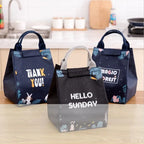 Portable Insulated Thermal Lunch Box Carry Tote Picnic Case Storage Bag 18x24x15cm - E05 (18x24x15cm)