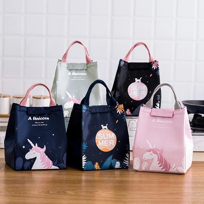 Portable Insulated Thermal Lunch Box Carry Tote Picnic Case Storage Bag 18x24x15cm - E07 (18x24x15cm)