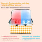 Foldable Picnic Basket Outdoor Camping Carrying Basket Portable Food Storage - Greenery