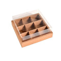 5PCS Kraft Paper Lunch Boxes Picnic Camping Food Containers Bento Sushi Packing - S-5Pcs