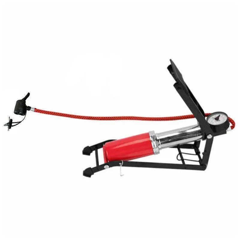 High Pressure Foot Pump Bicycle Ball Motorbike Car Type Inflator Tire Air Pump