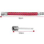 Pump Adapter Set with Inflating Needle and Valve Nozzle for Balls and Toys 5PCS