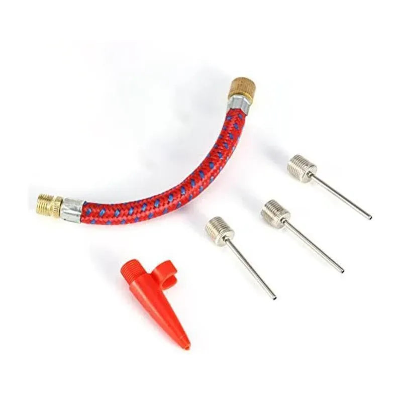 Pump Adapter Set with Inflating Needle and Valve Nozzle for Balls and Toys 5PCS