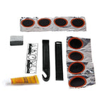 Bike Tube Puncture Repair Kit with Patches Glue Levers for Road MTB Cycling