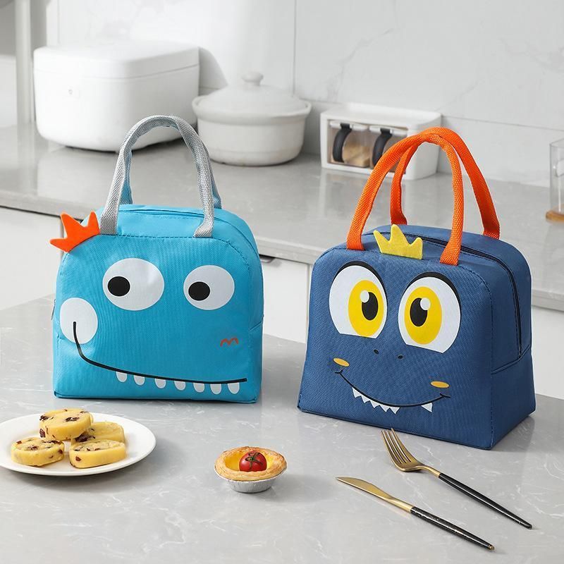 Oxford Portable Insulated Thermal Cooler Lunch Box Carry Picnic Case Storage Bag - Blue