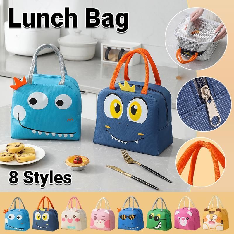 Oxford Portable Insulated Thermal Cooler Lunch Box Carry Picnic Case Storage Bag - Navy