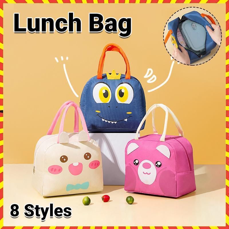Oxford Portable Insulated Thermal Cooler Lunch Box Carry Picnic Case Storage Bag - Navy