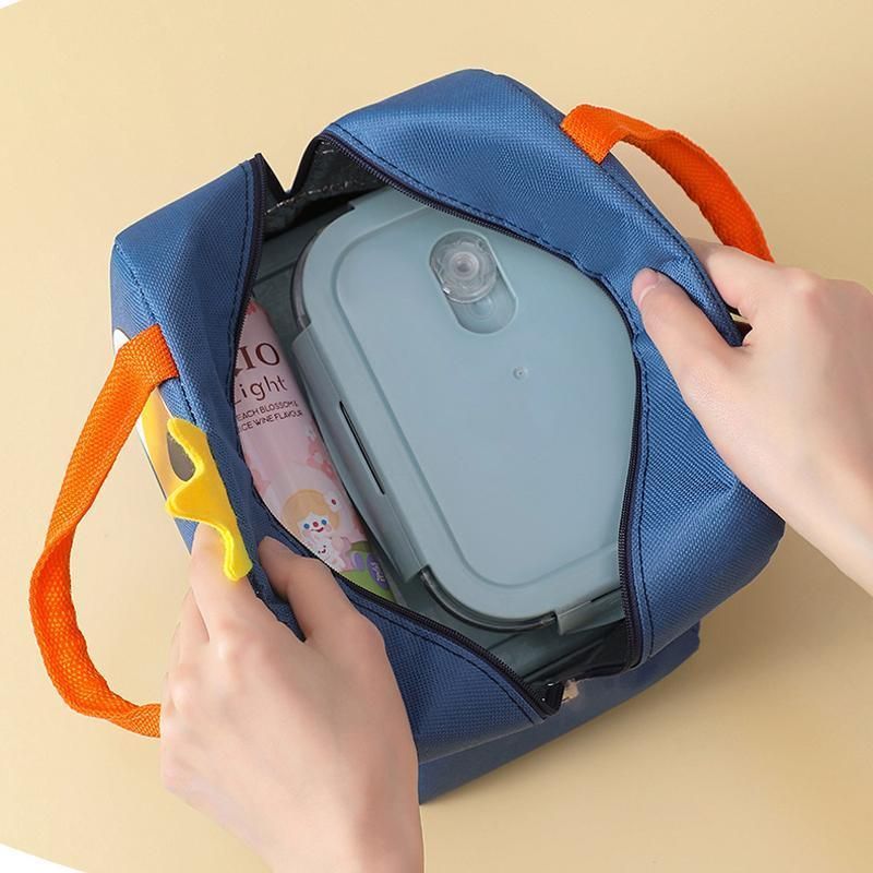 Oxford Portable Insulated Thermal Cooler Lunch Box Carry Picnic Case Storage Bag - Pink