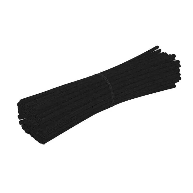 72PCS Wheel Spoke Wrap Sleeves Mountain Bike Bicycle Mtb Wraps Skins Covers - Black