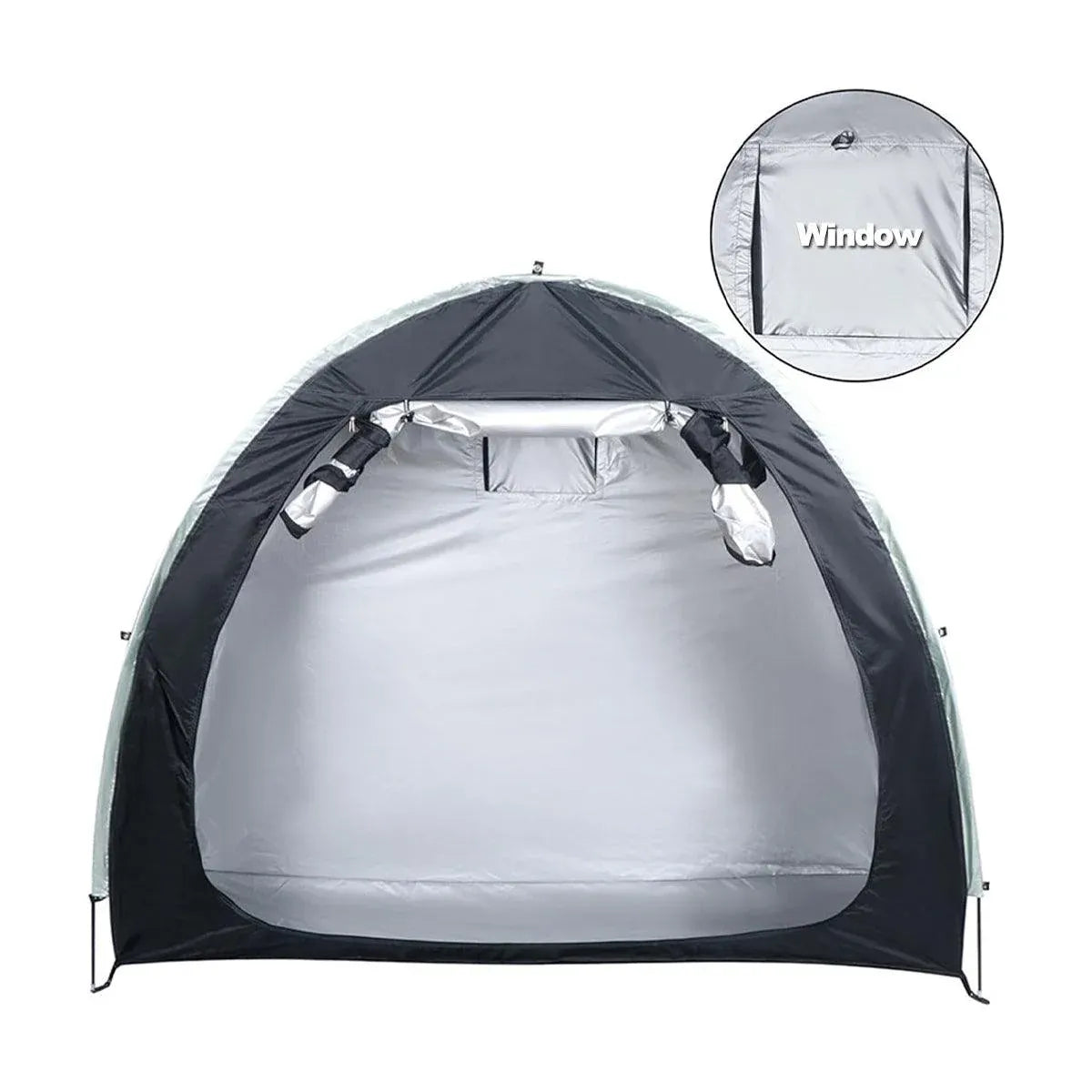 Black Foldable Bicycle Storage Tent 200 x 80 x 165 cm - 1 Piece