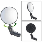 MTB Mountain Bike Rearview Mirror Bicycle Handlebar Convex View Rear Mirror