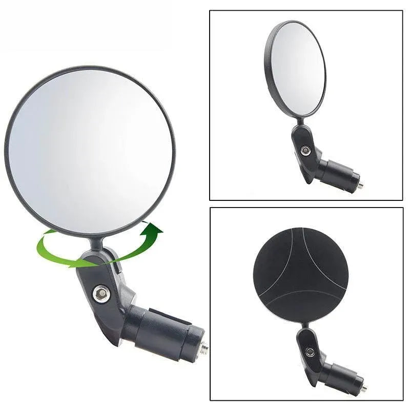 MTB Mountain Bike Rearview Mirror Bicycle Handlebar Convex View Rear Mirror