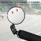 MTB Mountain Bike Rearview Mirror Bicycle Handlebar Convex View Rear Mirror