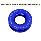 Tow Hook Ring Universal Steel Car Towing Rope Hook Front Rear Bumper Tow Kit