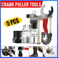 5PCS Bike Repair Tool Kit Crank Puller Chain Breaker Freewheel Bottom Bracket Remover
