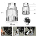5PCS Bike Repair Tool Kit Crank Puller Chain Breaker Freewheel Bottom Bracket Remover