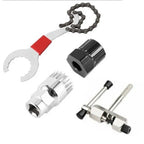 5PCS Bike Repair Tool Kit Crank Puller Chain Breaker Freewheel Bottom Bracket Remover