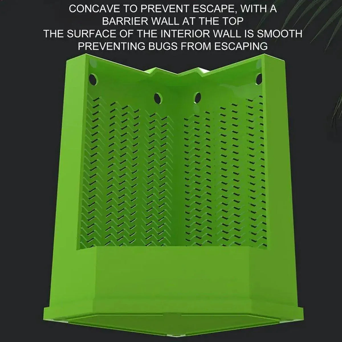 Reptile Hunting Dish Predator Trap Hanging and Placing Field Tool for Outdoors - L