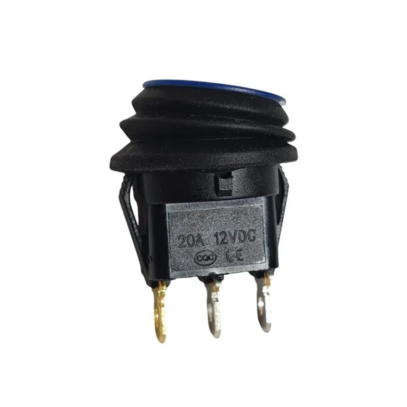 5Pcs/Set 12V 20A Car Spst Auto Marine Boat Round On/Off Rocker Waterproof Switch