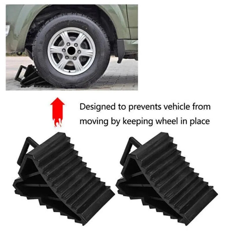 4Pcs Heavy  Wheel Chock Tough Chocks Stops Car Trailer Boat Caravan Au Stock