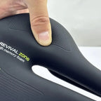 MTB Saddle Hollow Comfort Bicycle Seat Universal Cushion Soft Riding Saddle - Blue