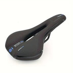 MTB Saddle Hollow Comfort Bicycle Seat Universal Cushion Soft Riding Saddle - Blue