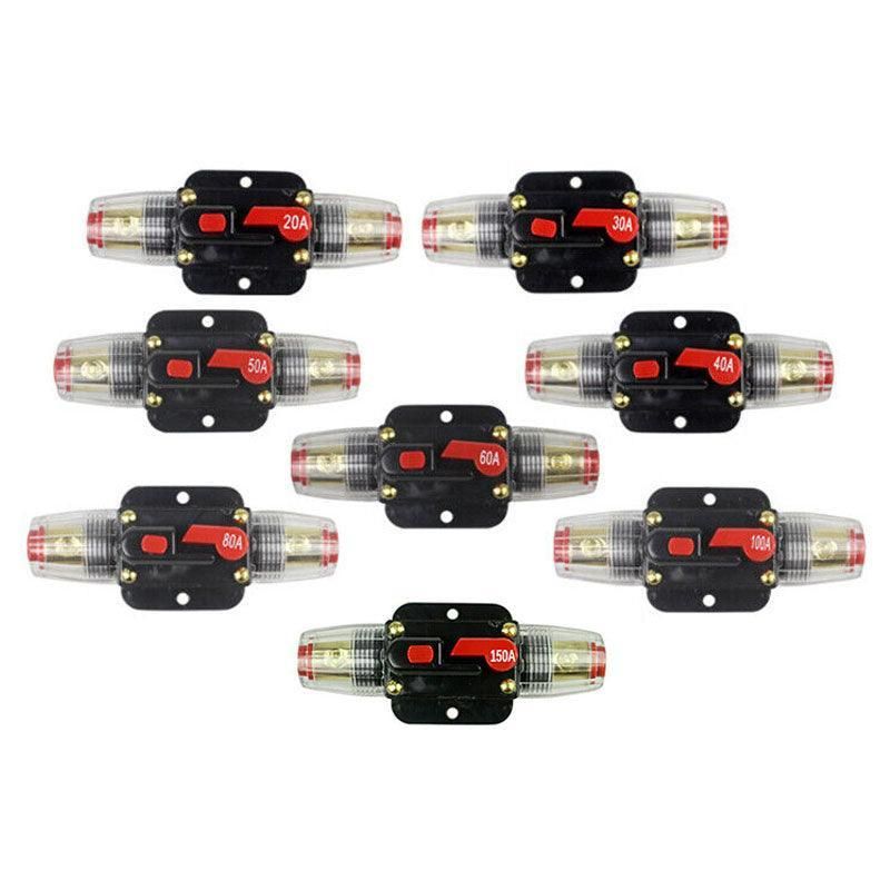 20-150Amp Circuit Breaker Dual Battery Ip67 Waterproof Fuse Manual Reset 12V 24V - 150AMP