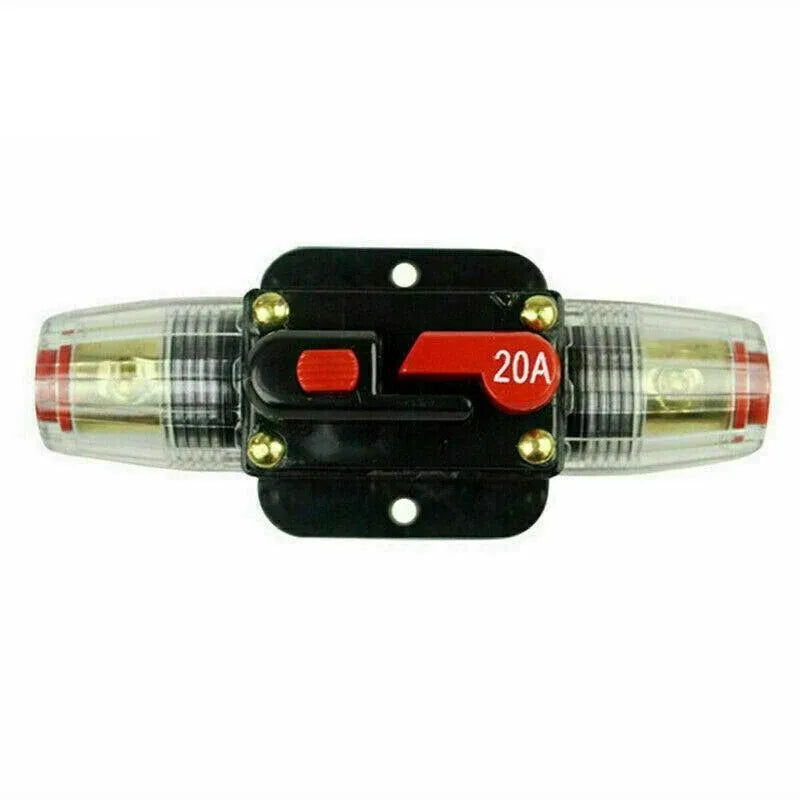 20-150Amp Circuit Breaker Dual Battery Ip67 Waterproof Fuse Manual Reset 12V 24V - 20AMP