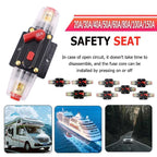 20-150Amp Circuit Breaker Dual Battery Ip67 Waterproof Fuse Manual Reset 12V 24V - 50AMP
