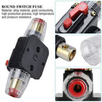 20-150Amp Circuit Breaker Dual Battery Ip67 Waterproof Fuse Manual Reset 12V 24V - 50AMP