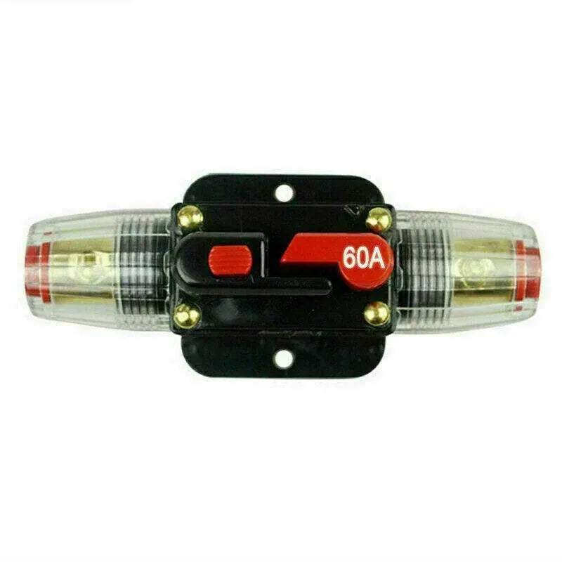20-150Amp Circuit Breaker Dual Battery Ip67 Waterproof Fuse Manual Reset 12V 24V - 60AMP