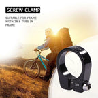30mm Bike Seatpost Clamp Screw Lock for Balance Bike Fixie and MTB