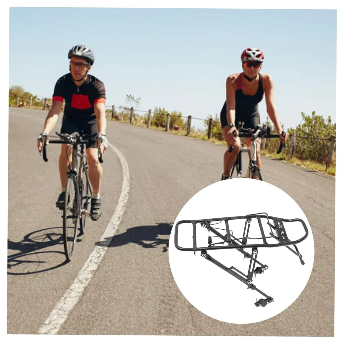 Bike Cargo Rack Rear Bike Rack Back of Bike Carrier Rack Bicycle Rear Rack