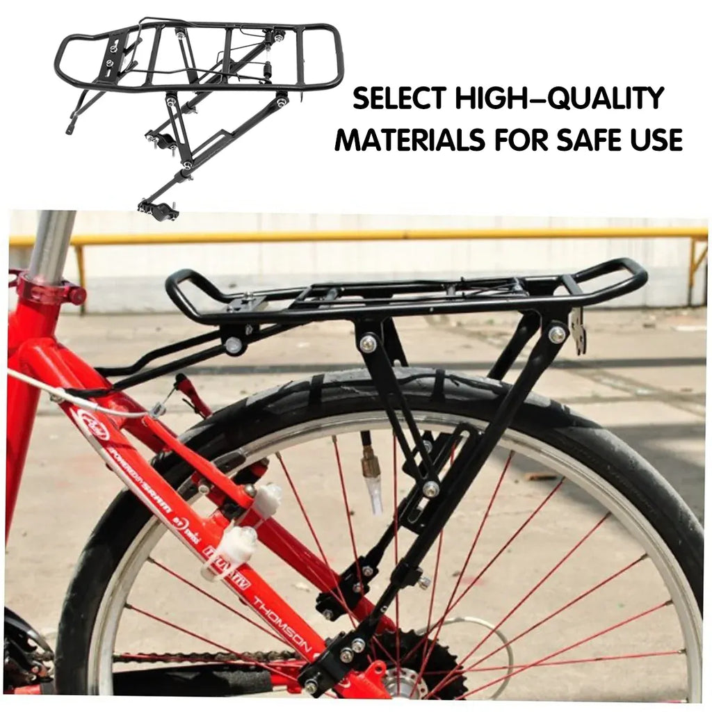 Bike Cargo Rack Rear Bike Rack Back of Bike Carrier Rack Bicycle Rear Rack