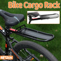 Mountain Bike Rear Rack Cargo Carrier Seat Post Pannier Holder for Bicycle Use