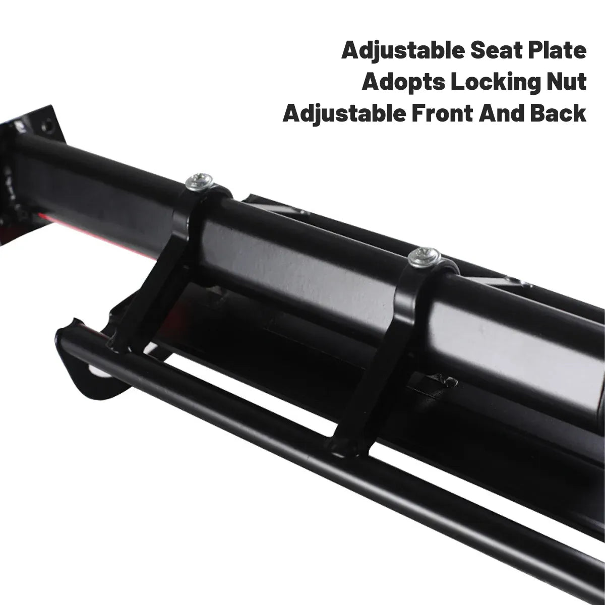 Mountain Bike Rear Rack Cargo Carrier Seat Post Pannier Holder for Bicycle Use
