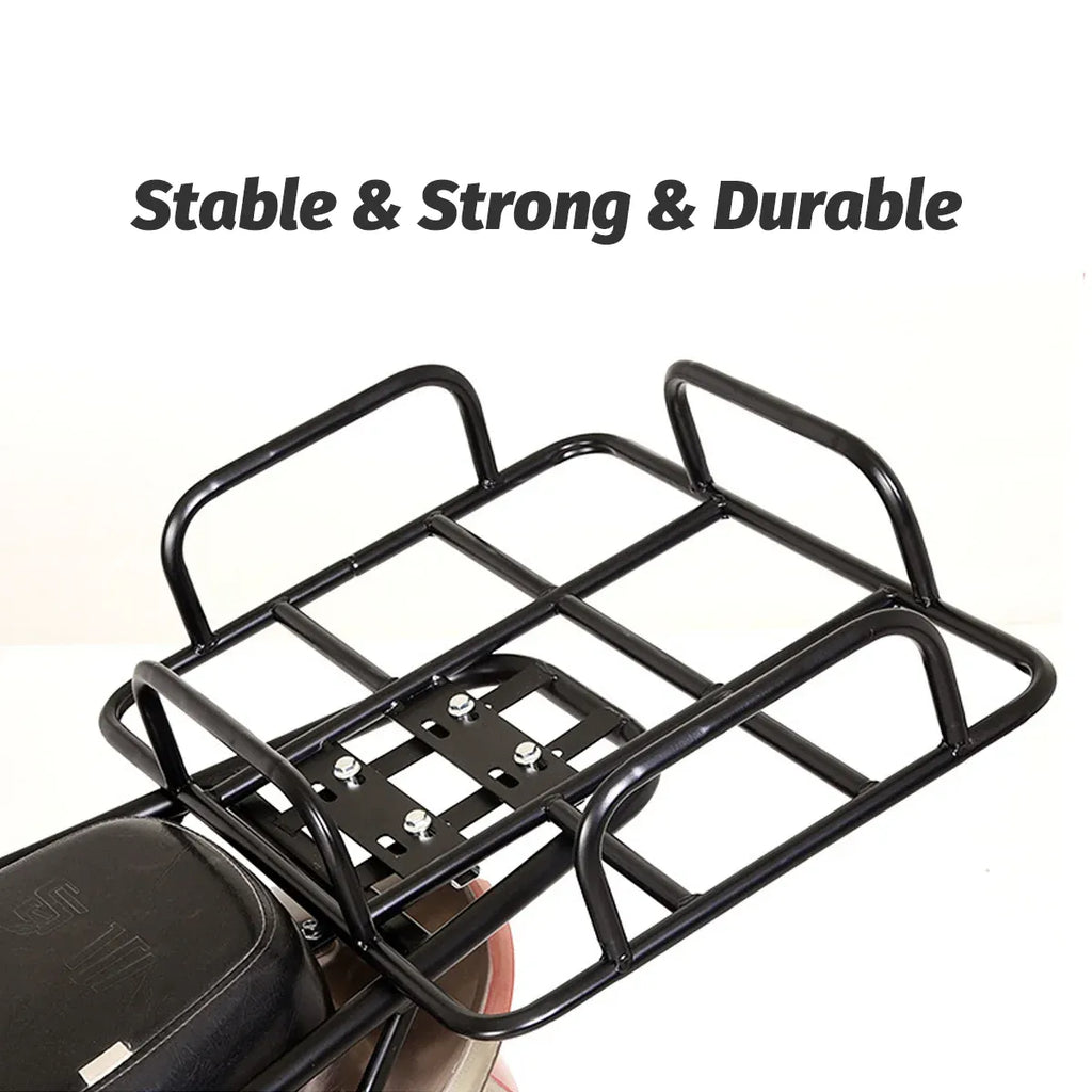 Metal Delivery Bag Rack Ebike Motorcycle Bicycle Food Rider Mount Support Frame